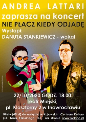 Galeria dla Recital Danuty Stankiewicz „Nie płacz, kiedy odjadę”