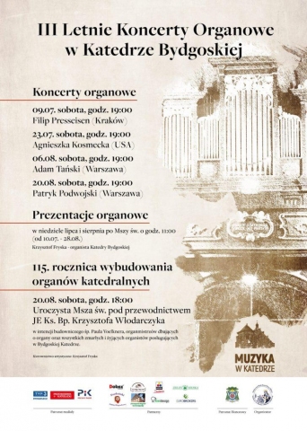 Galeria dla Letnie koncerty organowe w Katedrze Bydgoskiej: Patryk Podwojski