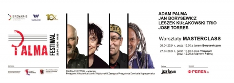 Galeria dla Palma Festiwal: Jan Borysewicz, Jose Torres, Leszek Kułakowski Trio i Adam Palma