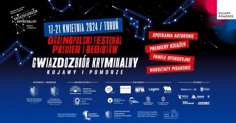 Galeria dla Ogólnopolski Festiwal Premier i Debiutów Gwiazdozbiór Kryminalny Kujawy i Pomorze - dzień 1
