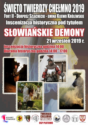 „Święto Twierdzy Chełmno – Słowiańskie demony” - plakat